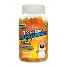 Витамины 21st Century ZOO FRIENDS Multi Extra C 60 таблеток