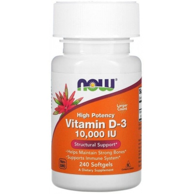  NOW Vitamin D-3 10 000IU 240 